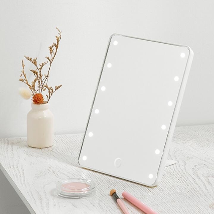 Gương Để Bàn ARTBOX Hàn Quốc Hình Vuông Có Đèn LED