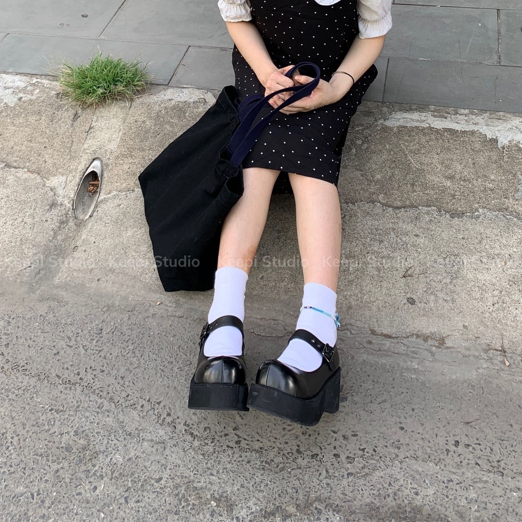 [Order] Giày Búp Bê Lolita 6 Cm Giày Mary Janes Hàng Cao Cấp (Ảnh Thật)