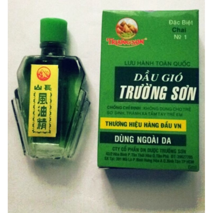 dầu gió trường sơn