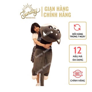 Gấu bông chó husky siêu đáng yêu vải co dãn 4 chiều cao cấp