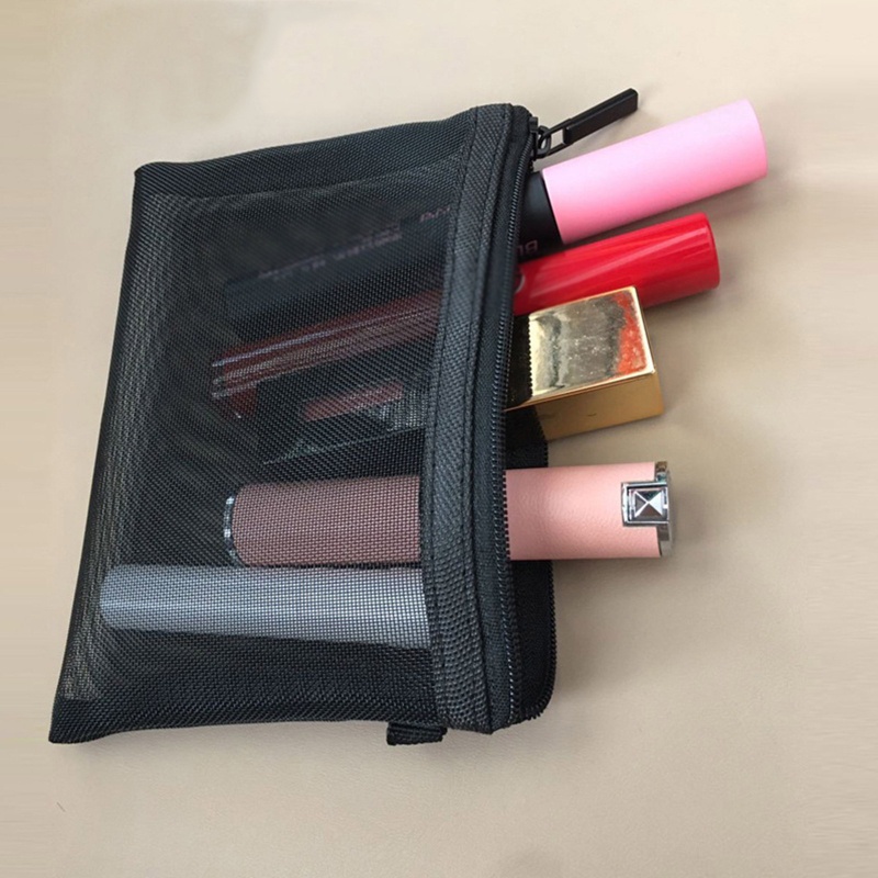 Set 3 Túi Lưới Trong Suốt Đựng Mỹ Phẩm Tiện Dụng Khi Đi Du Lịch