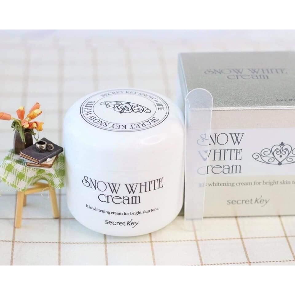 Kem Dưỡng Da Đa Năng Bốn Trong Một Secret Key Snow White Cream 50g