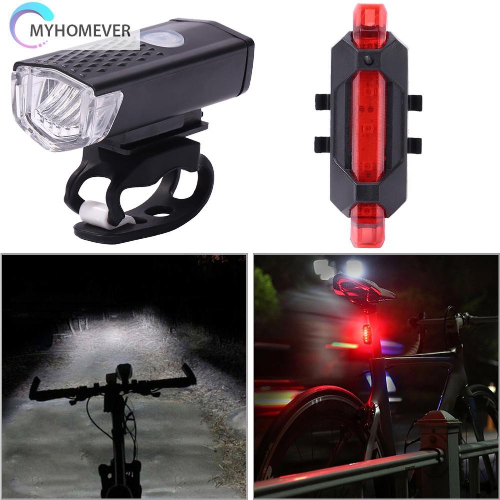 Đèn Led Chiếu Sáng Phía Trước Xe Đạp Sạc Usb