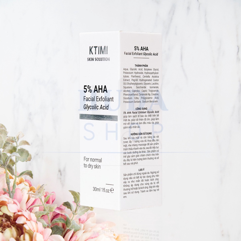 KTIMI - TẨY TẾ BÀO CHẾT AHA 5% GLYCOLIC ACID