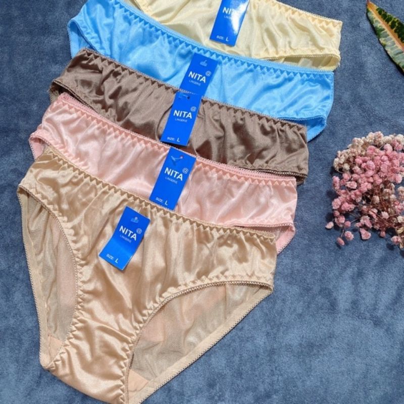 Sỉ lố 10 quần lót nữ vải Valize trơn bóng siêu nhẹ