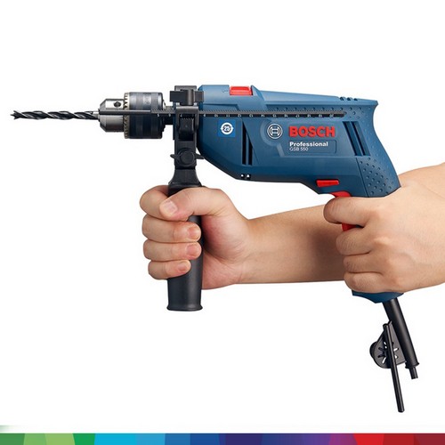 Bosch Combo máy khoan động lực Bosch GSB 550 FREEDOM SET 90 chi tiết + Bộ vặn vít đa năng Bosch 38 món