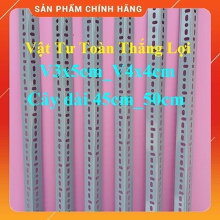 Cây sắt v lỗ v4x4cm hoặc v3x5cm dày 1.5li