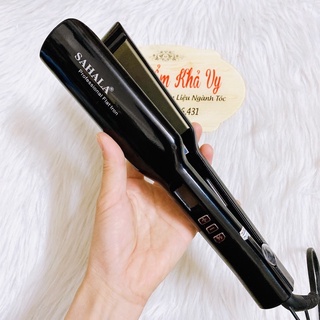 Máy ép duỗi tóc SAHALA bản to, máy kẹp là thẳng tóc cho salon chuyên nghiệp