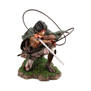 Mô hình levi bị thương attack on titan