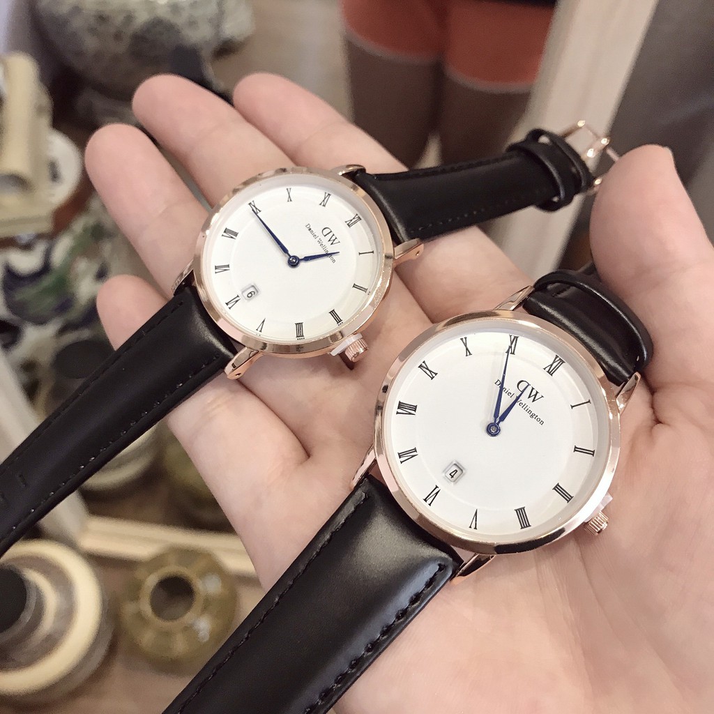 Đồng Hồ Đôi Thời Trang Giá Tốt   Dwatch ( nam nữ có size )