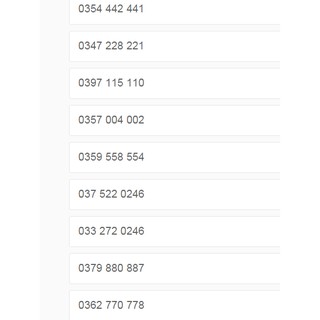 sim viettel số cặp gánh giá rẻ