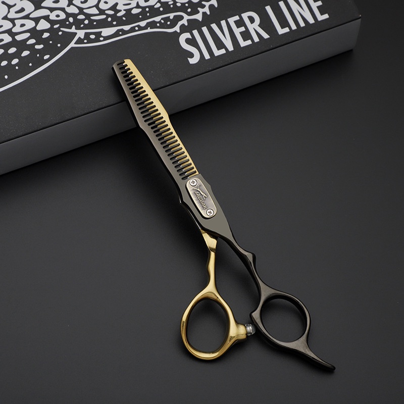 Kéo Cắt Tóc 6 Inch Màu Vàng Đen Chất Lượng Đức