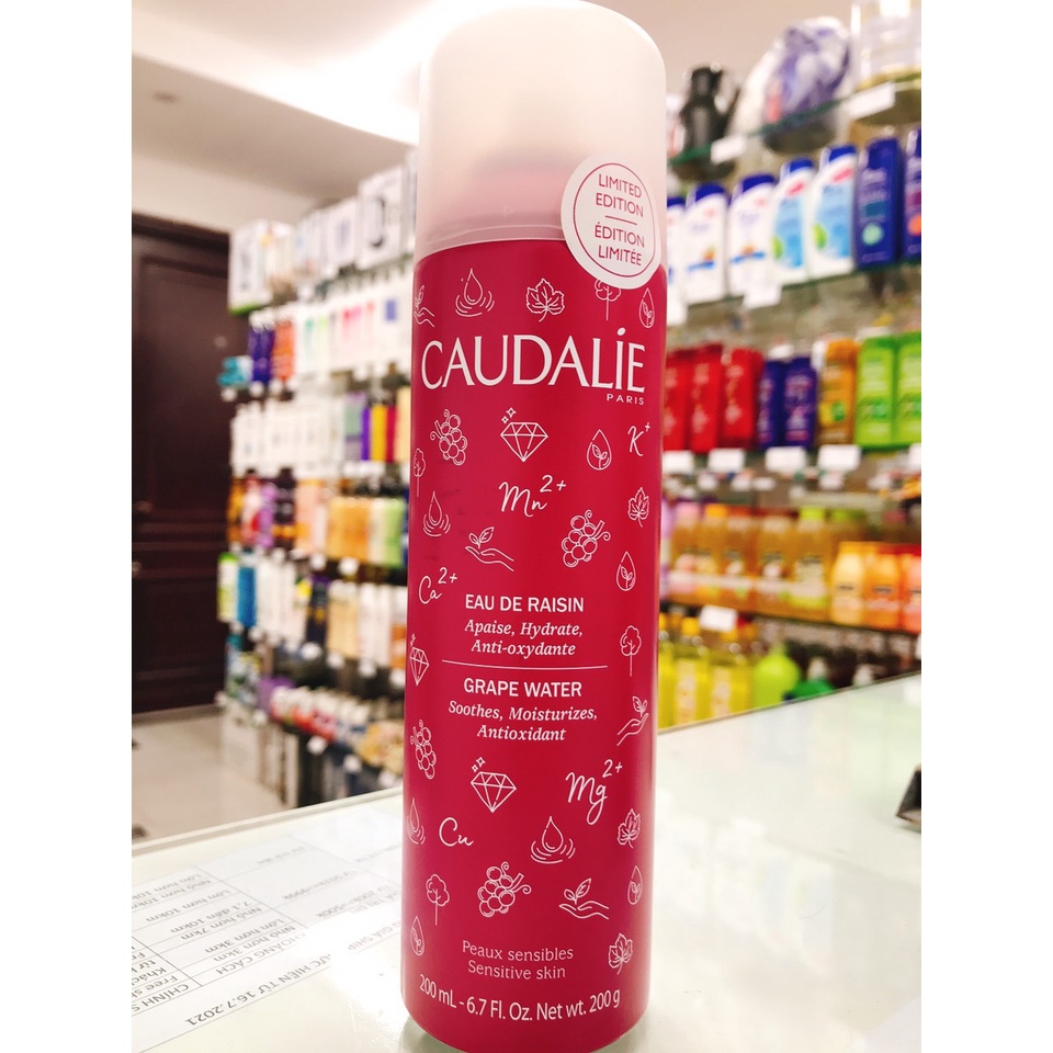 Xịt khoáng Caudalie Grape Water chiết xuất nho organic Pháp