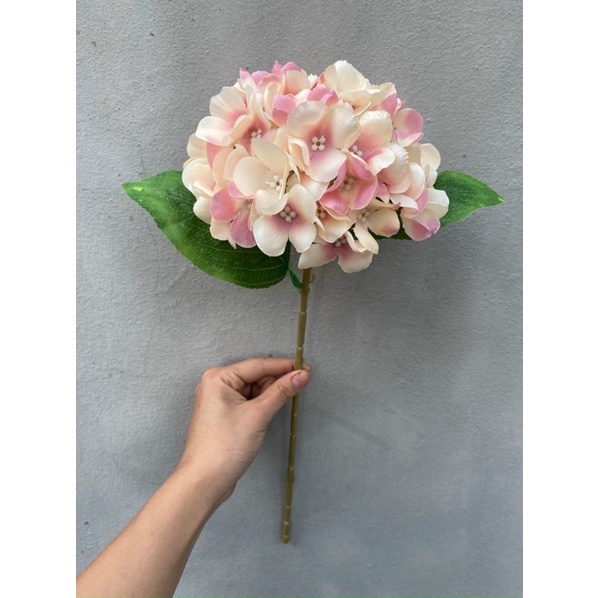 Hoa Cẩm Tú Cầu Đại Phong Cách Vintage dài 46 cm trang trí nhà cửa