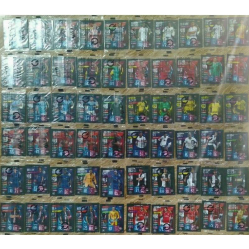 FULL BASE THẺ CẦU THỦ "SIÊU SAO SÂN CỎ" 2019 - 2020