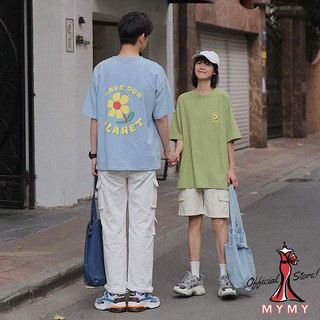 Áo thun tay lỡ MYMY dáng Unisex form rộng tay lỡ Save Our Planet Trẻ trung năng động M04