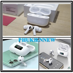 Tai nghe Blutooth Không dây Apro 3  True Wireless Công Nghệ 5.0 Kèm Đốc Sạc ,Cảm Biến Tự Động Kết Nối, Đàm thoại