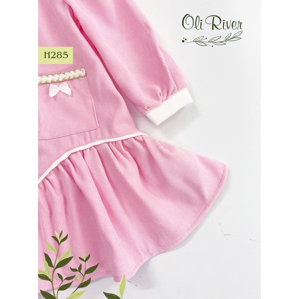 Váy Nhung Cho Bé, Váy Tiểu Thư Cho Bé Size 1-10T