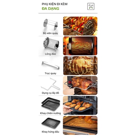 Nồi Chiên Không Dầu Olivo AF12🔥Bảo hành 24 tháng🔥 Dung tích 12 lít🔥 Công suất 1800W