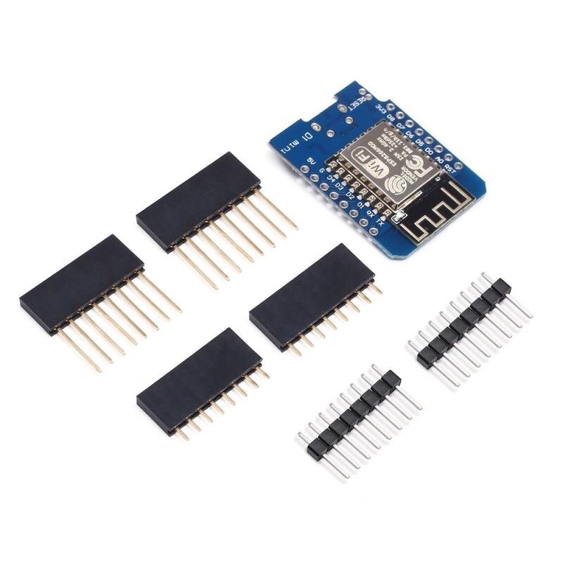 Kit Mạch Thu Phát WiFi ESP8266 Wemos D1 mini (NodeMCU Mini D1) - kèm bộ Jump cắm DIY IOT HASS IO Home assistant