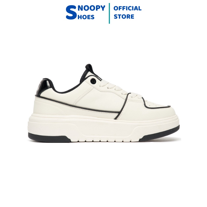 Giày Thể Thao MLB Chunky Liner New York Yankees White Black, Giày Sneaker Trắng Đen Tăng Chiều Cao Full Box Bill