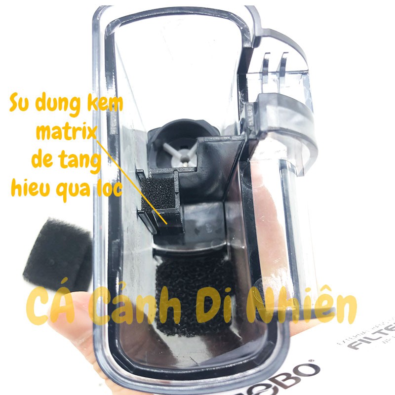 Máy lọc treo thành hồ cá MINI 5W SOBO WP-618H dạng thác nước - Lọc treo WP618H