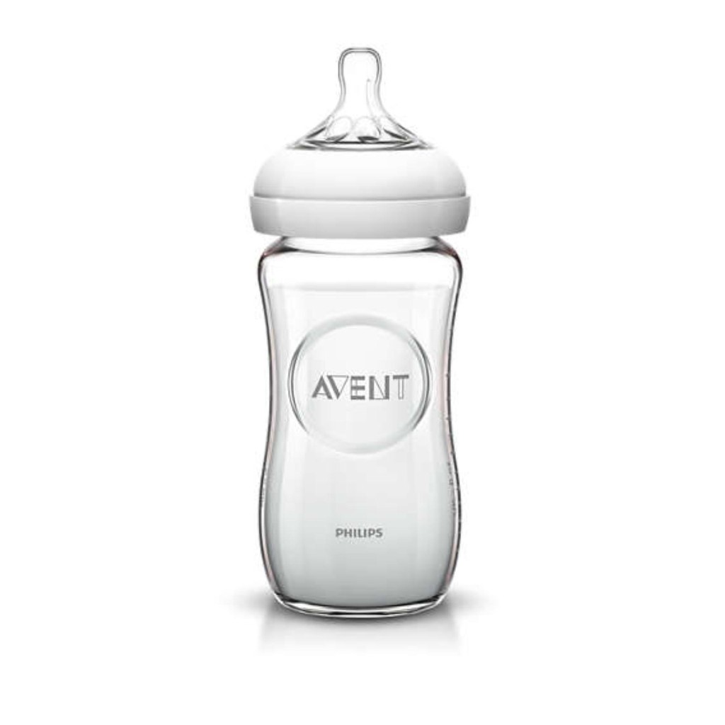 Bình sữa Philips Avent thủy tinh mô phỏng tự nhiên 240ml 673.13