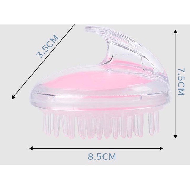 Lược Gội Đầu, Lược Tắm Gội 2in1 Weilaiya Đa Năng Làm Sạch Da Đầu, Lưu Thông Máu Huyết, Làm Sạch Body