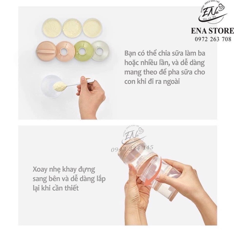 Khay chia sữa thức ăn dặm MOYUUM