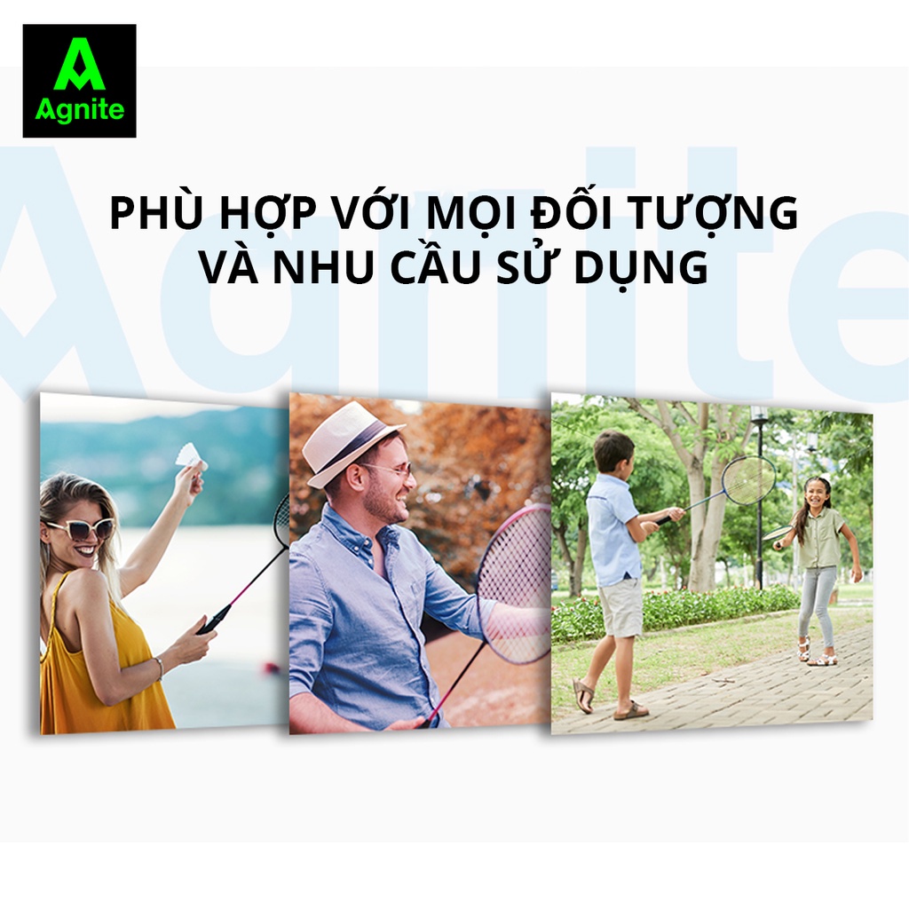 Bộ 2 vợt cầu lông chính hãng AGNITE, khung carbon cao cấp siêu nhẹ, chuyên nghiệp - giá rẻ, bền đẹp F2108 - vpp Diệp Lạc