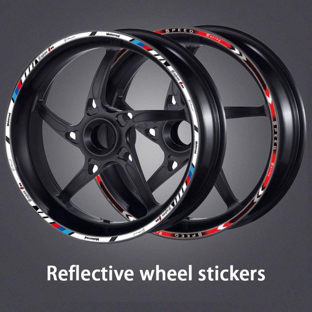 Đề Can Phản Quang Chống Thấm Nước 10 &quot;12&quot; 17 &quot;18&quot; Phong Cách Trang Trí Bánh Xe Mô Tô