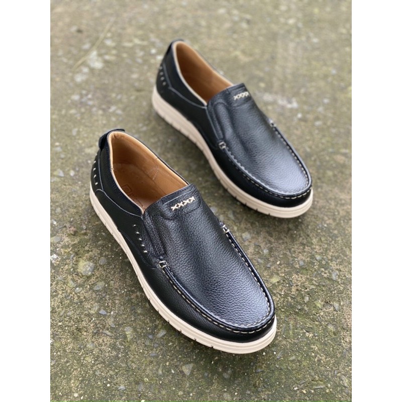 Giày lười(mọi) Clarks da bò thật 100%