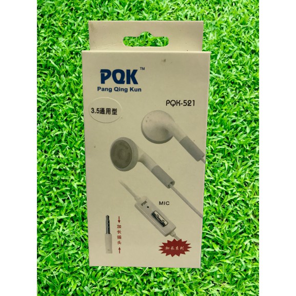 Tai nghe điện thoại nhét tai PQK-521 âm thanh cực đỉnh, có mic