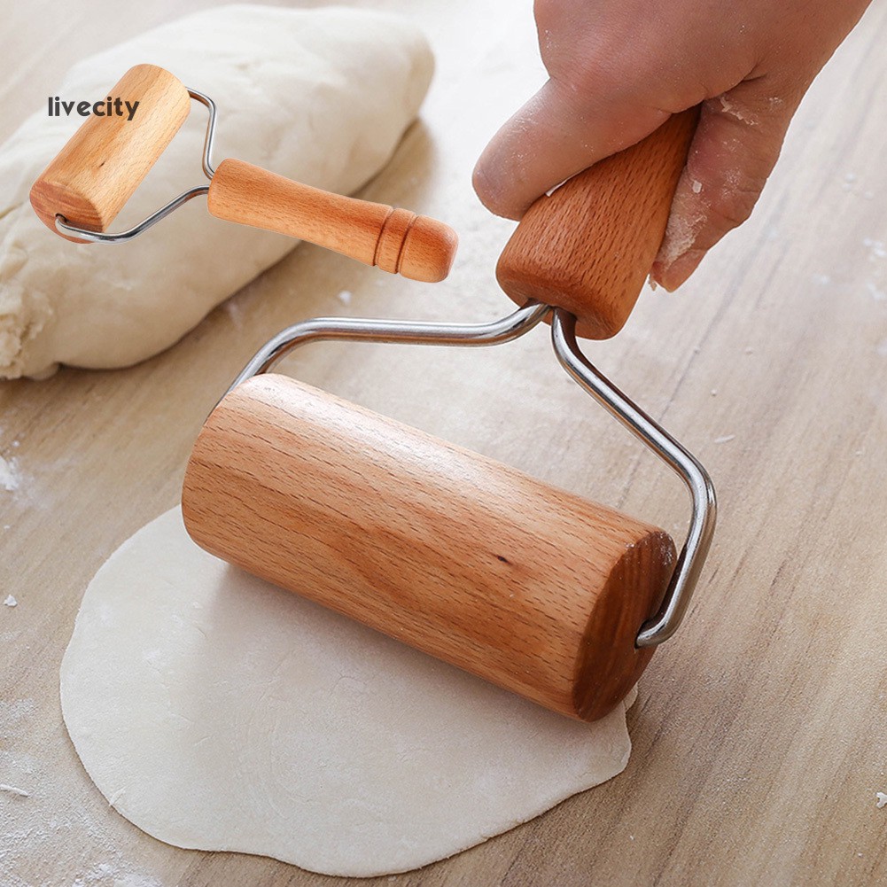 Cây Lăn Bột Làm Bánh Pizza / Kẹo Ngọt Bằng Gỗ