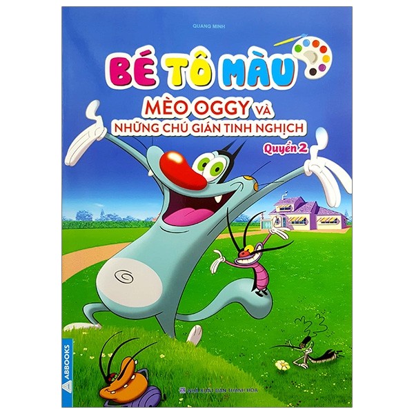 Sách -Bé Tập Tô Màu - Mèo OGGY &amp; Và những chú gián tinh nghịch 2 - 8931805364023
