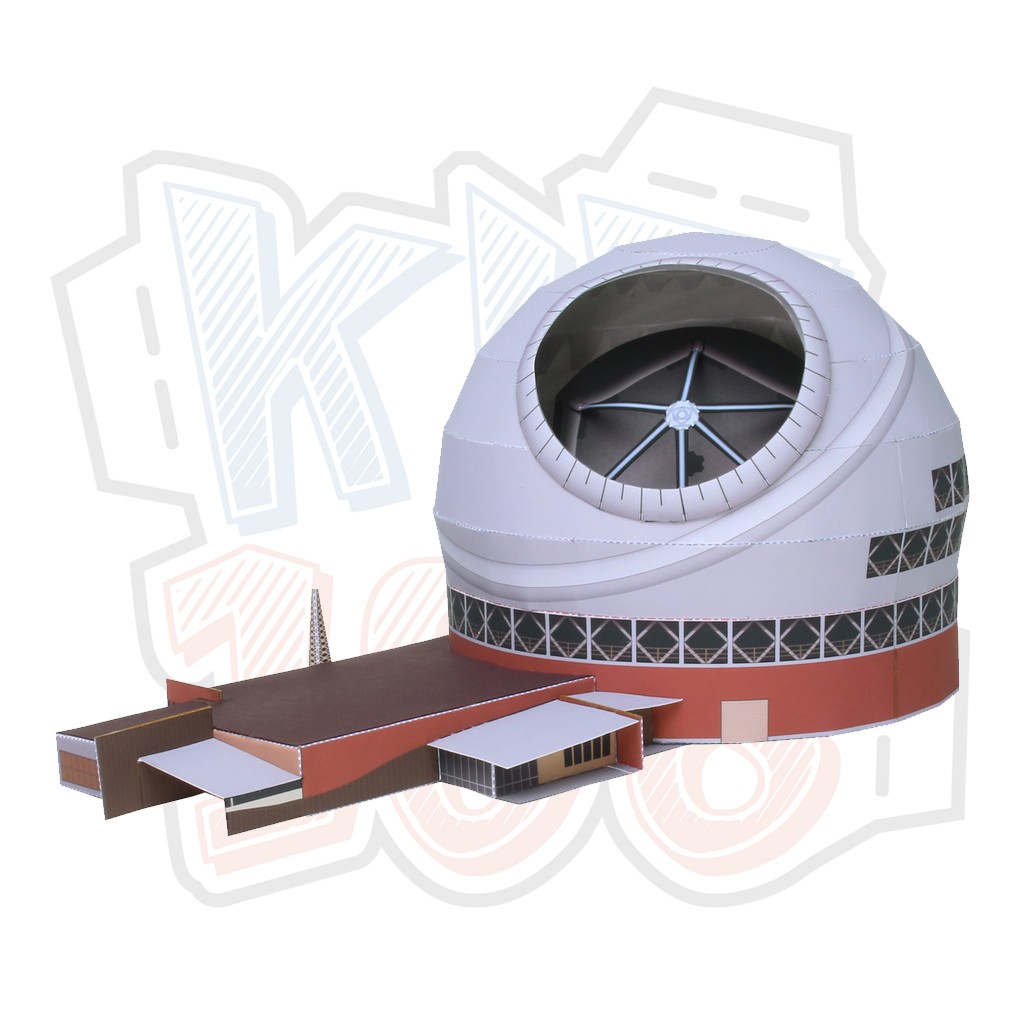 Mô hình giấy kiến trúc Kính thiên văn 30m Thirty Meter Telescope (TMT)