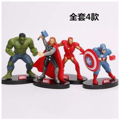 Sét trang trí sinh nhật cho bé - BỘ 4 ANH HÙNG MAVEl