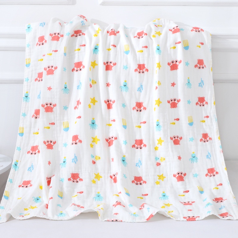 [HÀNG LOẠI 1] Khăn Tắm 6 lớp xô nhăn Hàng Xuất Nhật Loại Đẹp Siêu Mềm Kích Thước 80x80cm