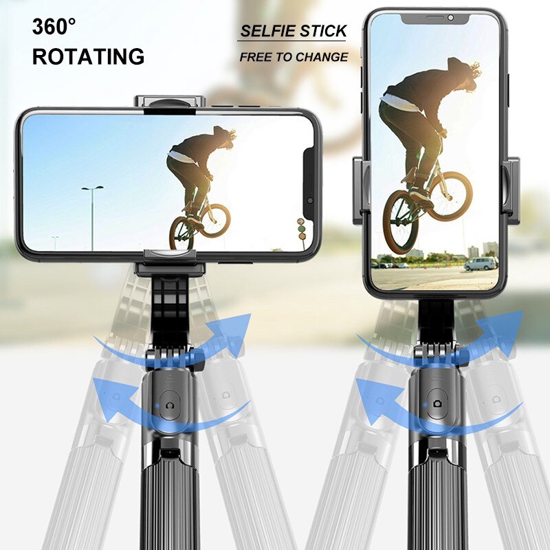 Gậy Selfie L08 Chống Rung Kết Nối Bluetooth Điều Khiển Từ Xa Cho Iphone Android