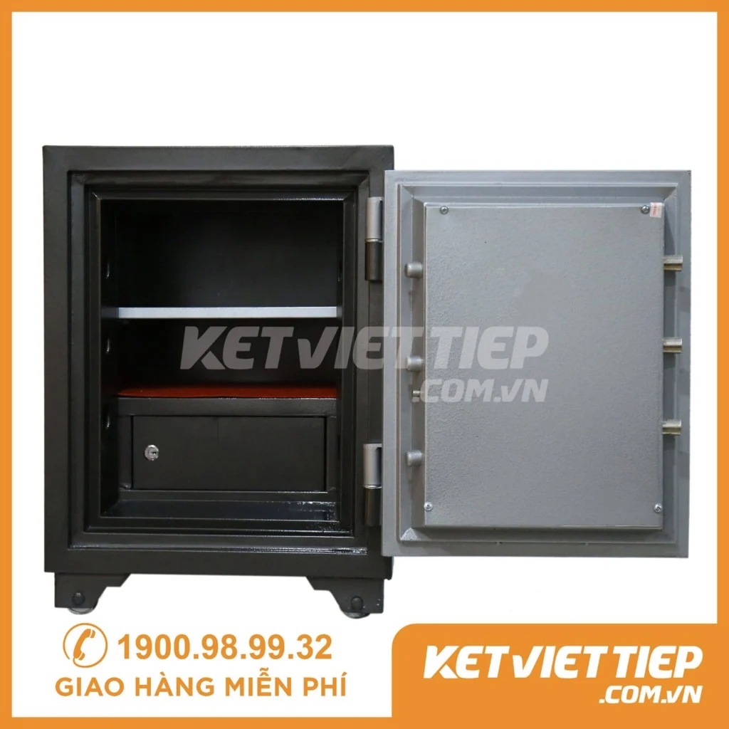 Két sắt Việt Tiệp KV619 Khóa Cơ Đổi Mã Chính Hãng Dùng Cho Gia Đình, Văn Phòng Miễn Phí Giao Hàng Toàn Quốc