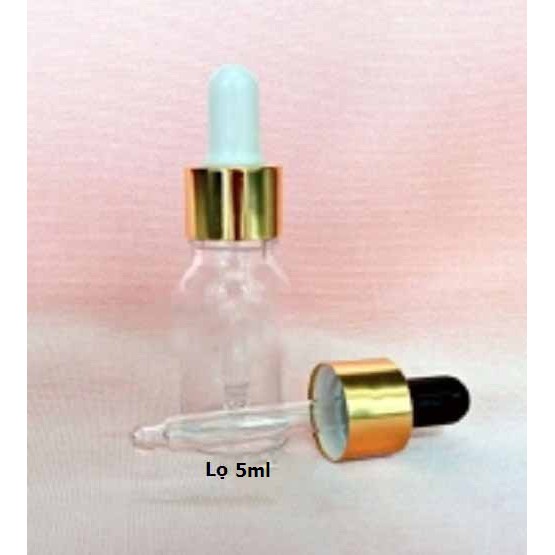 Combo 20 lọ thủy tinh nắp bóp 5ml giá 125K