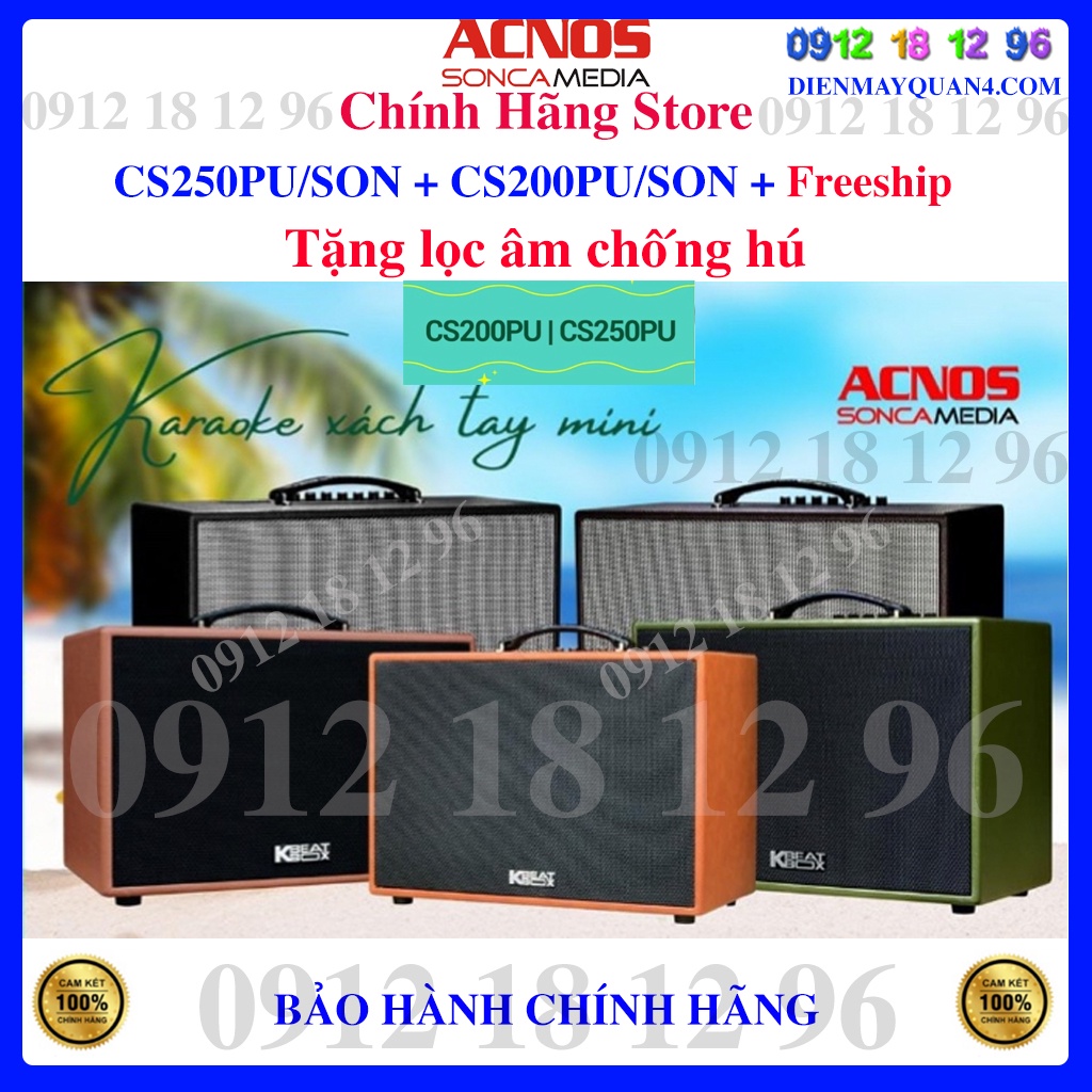 Loa Karaoke ACNOS CS250PU(ACNOS CS250 PU) - ACNOS CS200PU(CS200 PU)