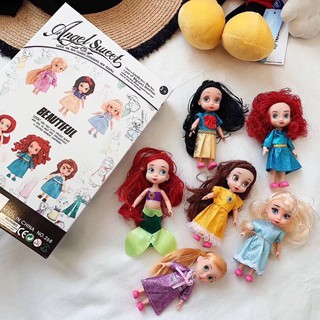 Set 6 công chúa búp bê Disney