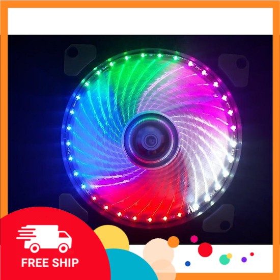 Fan led 33 bóng tản nhiệt cho case máy tính ARIGATO Đảm Bảo Chất Lượng.