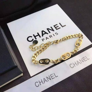 Vòng tay mặt chữ C bằng thép không gỉ phong cách Nhật Bản thời trang 2021 cho nữ
