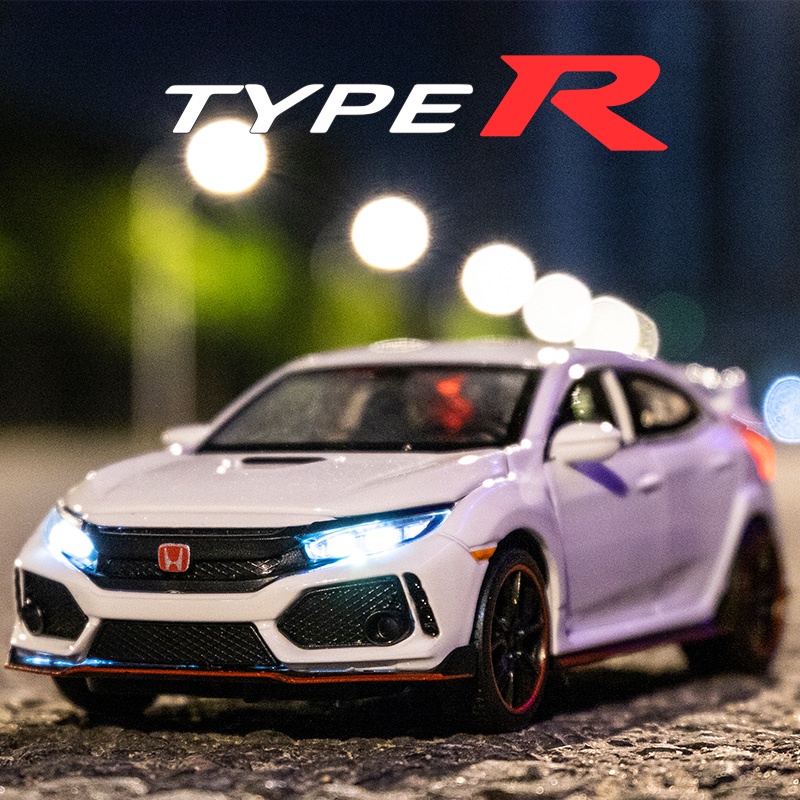Mô Hình Xe Hơi Honda Civic TYPE R Bằng Hợp Kim Tỉ Lệ 1:32