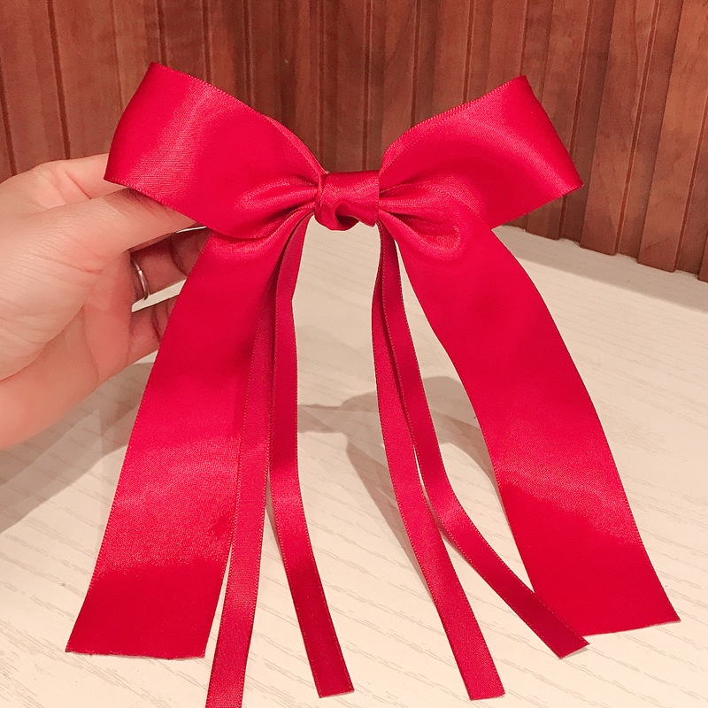 Kẹp Tóc Hình Nơ Lớn Phong Cách Retro Thời Trang