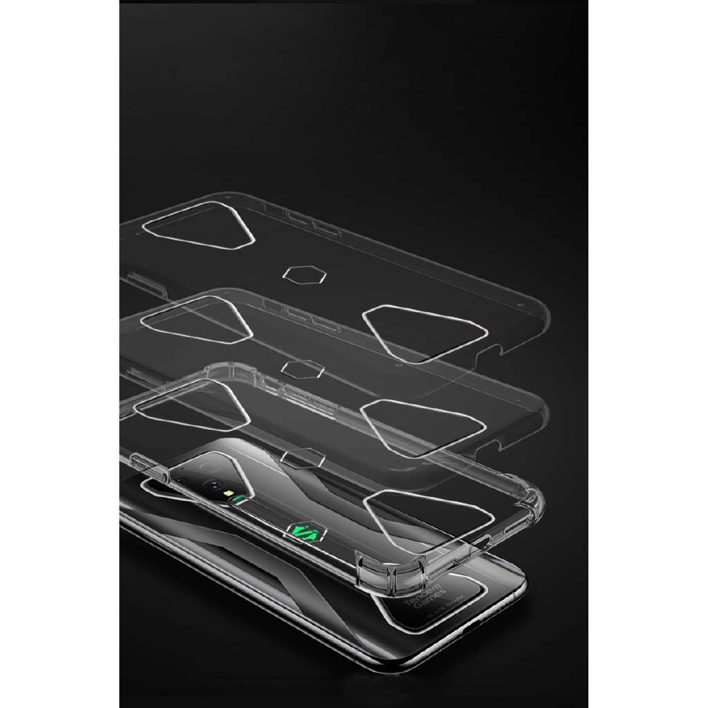 Ốp Điện Thoại tpu Mềm Trong Suốt Có Túi Khí Chống Sốc Cho xiaomi black shark 3 pro black shark 3 pro fundas coque
