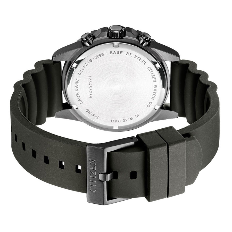 Đồng Hồ Nam Citizen Dây Cao Su AI5005-13E - Mặt Đen
