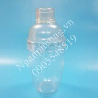 BỘ DỤNG CỤ ĐONG 4 MÓN PHA CHẾ (CA 250ML, LY 100ML, JIGGER 2 ĐẦU, SHAKER 530ML MỜ)